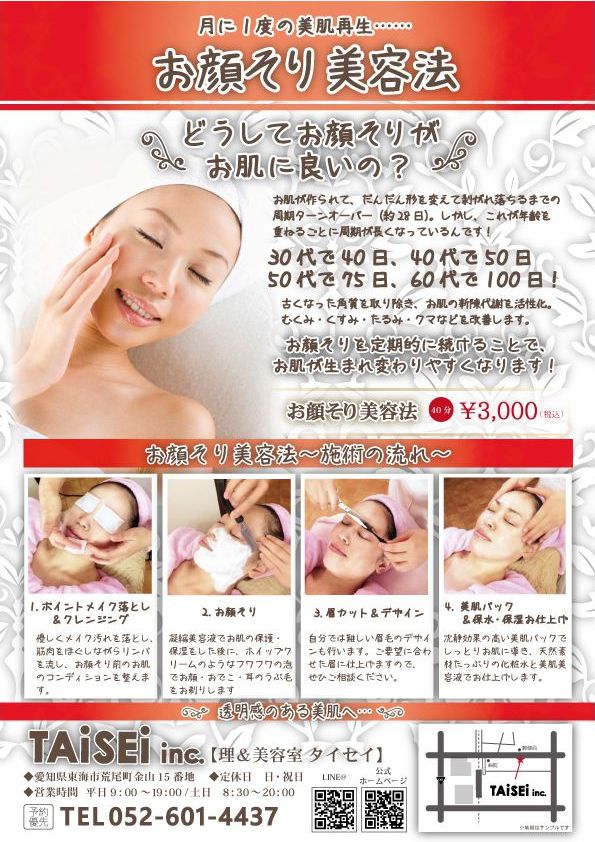 チラシB(赤)